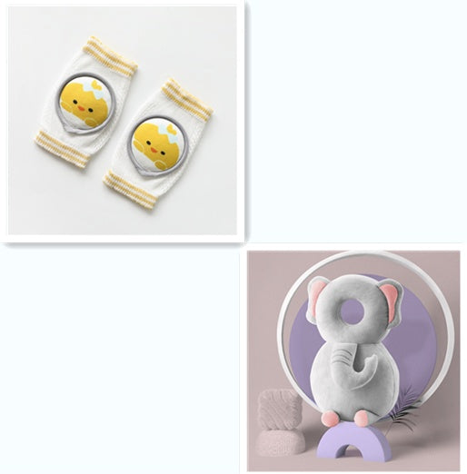 Cartoon Baby Knee Pad Set