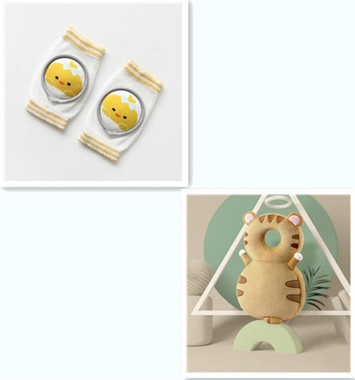 Cartoon Baby Knee Pad Set