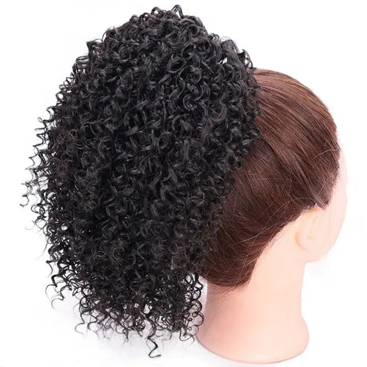 Women’s Short Curly Ponytail