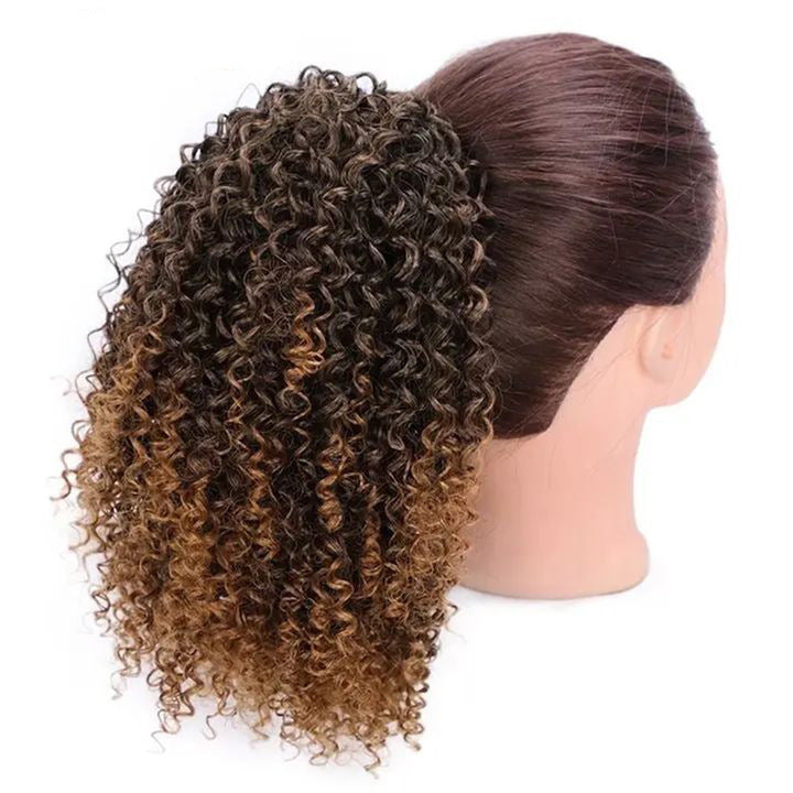 Women’s Short Curly Ponytail