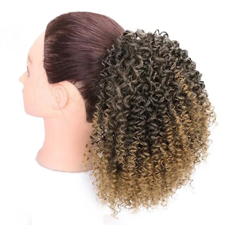 Women’s Short Curly Ponytail