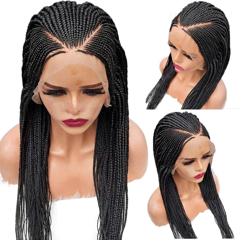 13x6 Braided Lace Front Wig stylish braided hairstyle for women