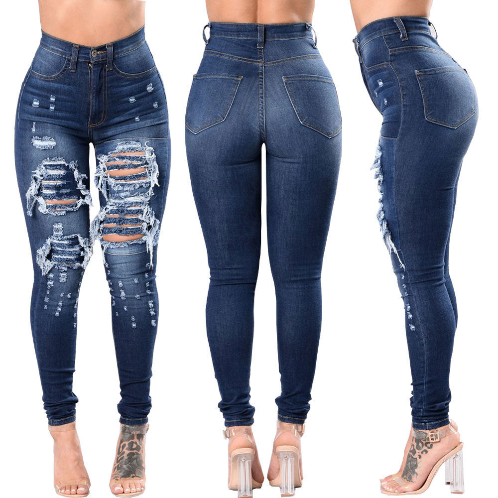 Women’s Ripped Denim Jeans