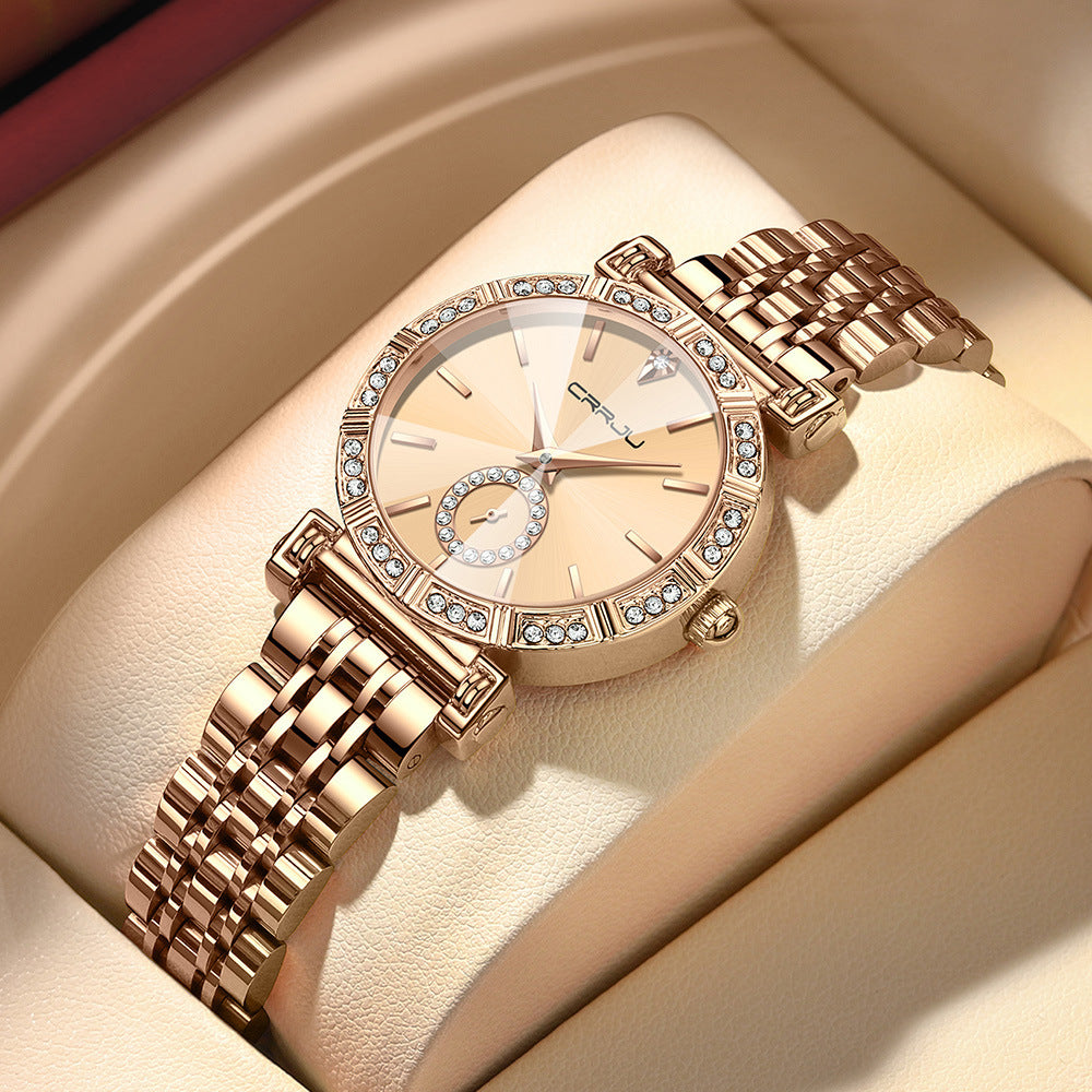 Women’s Diamond Steel Watch