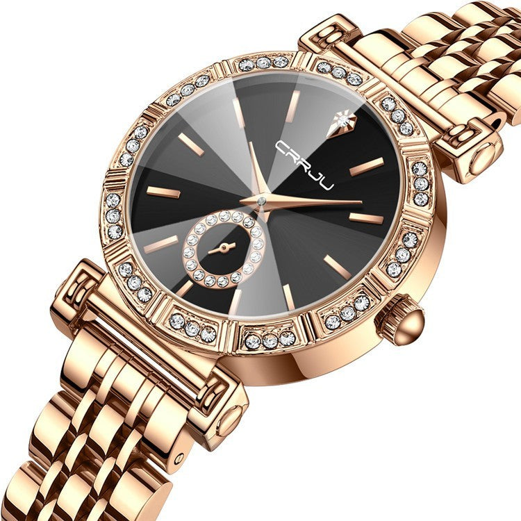 Women’s Diamond Steel Watch