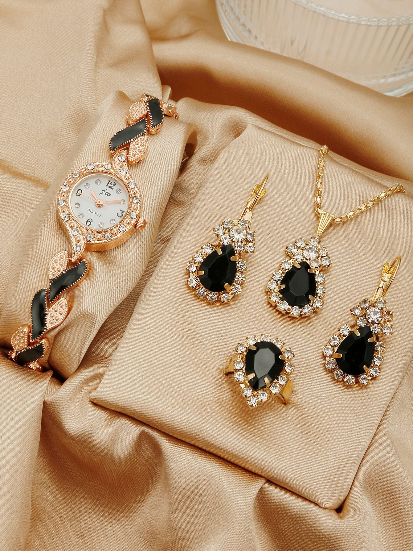 Luxury Diamond Love Watch Set