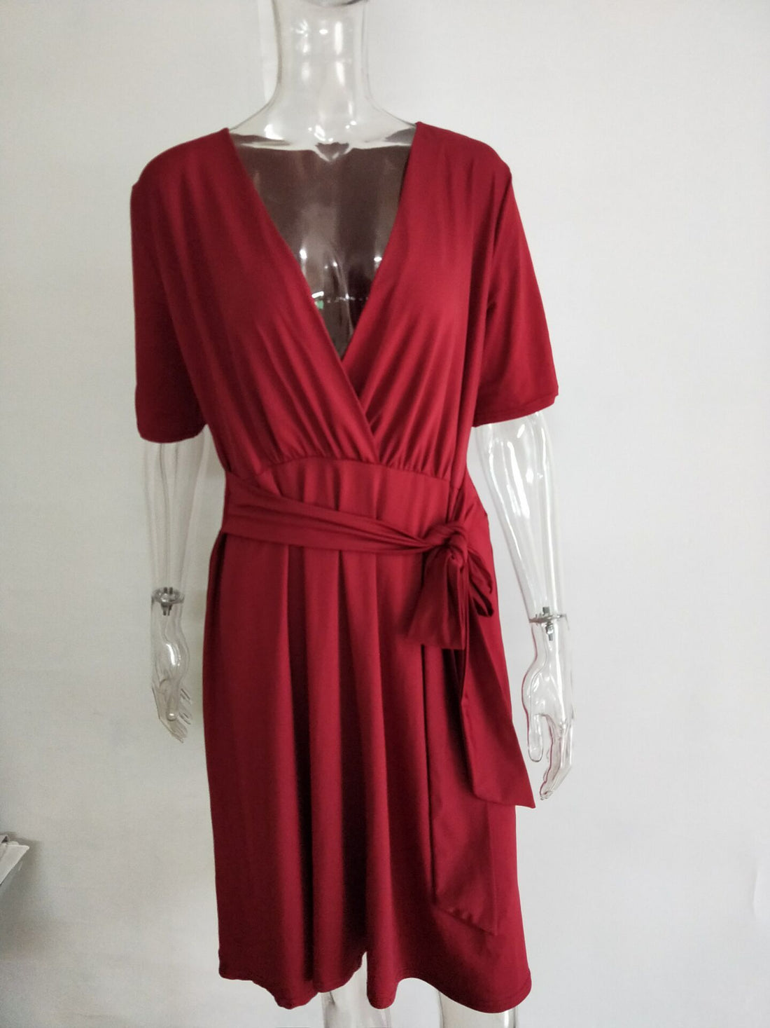 Casual Nursing Wear For Moms back view medium-length skirt