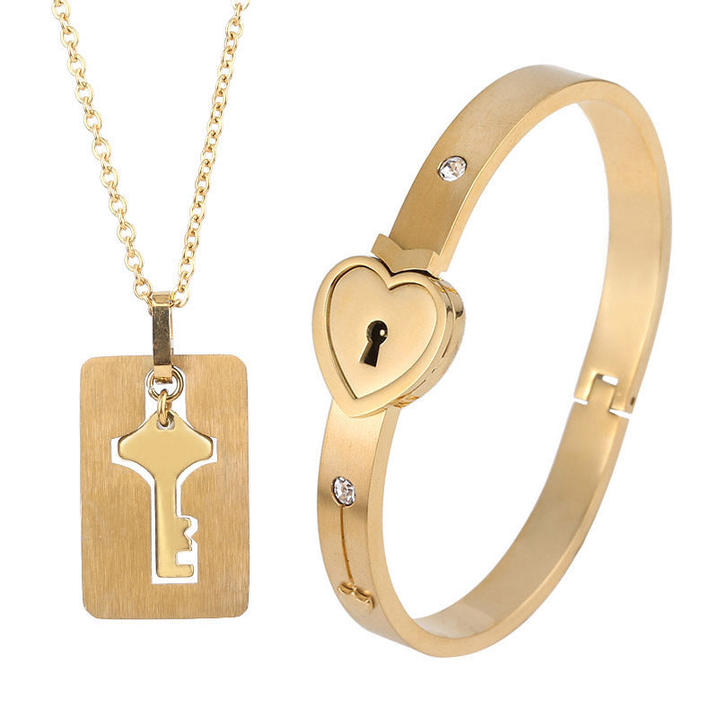Titanium Steel Love Set