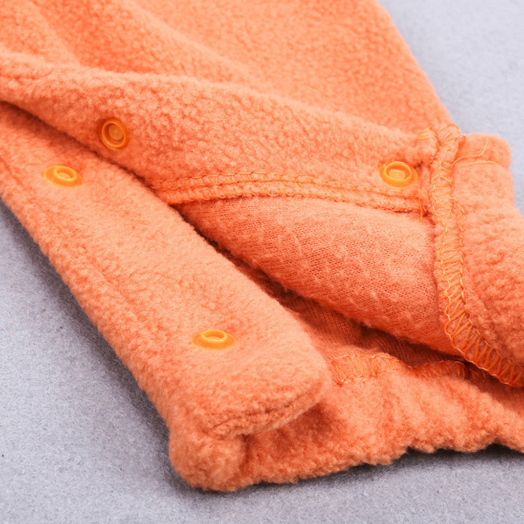 Halloween Pumpkin Hooded Jumpsuit