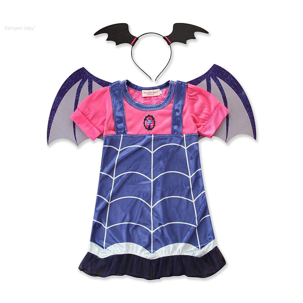 Halloween Dresses side view displaying princess style silhouette