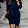 Trendy High Neck Mini Dress