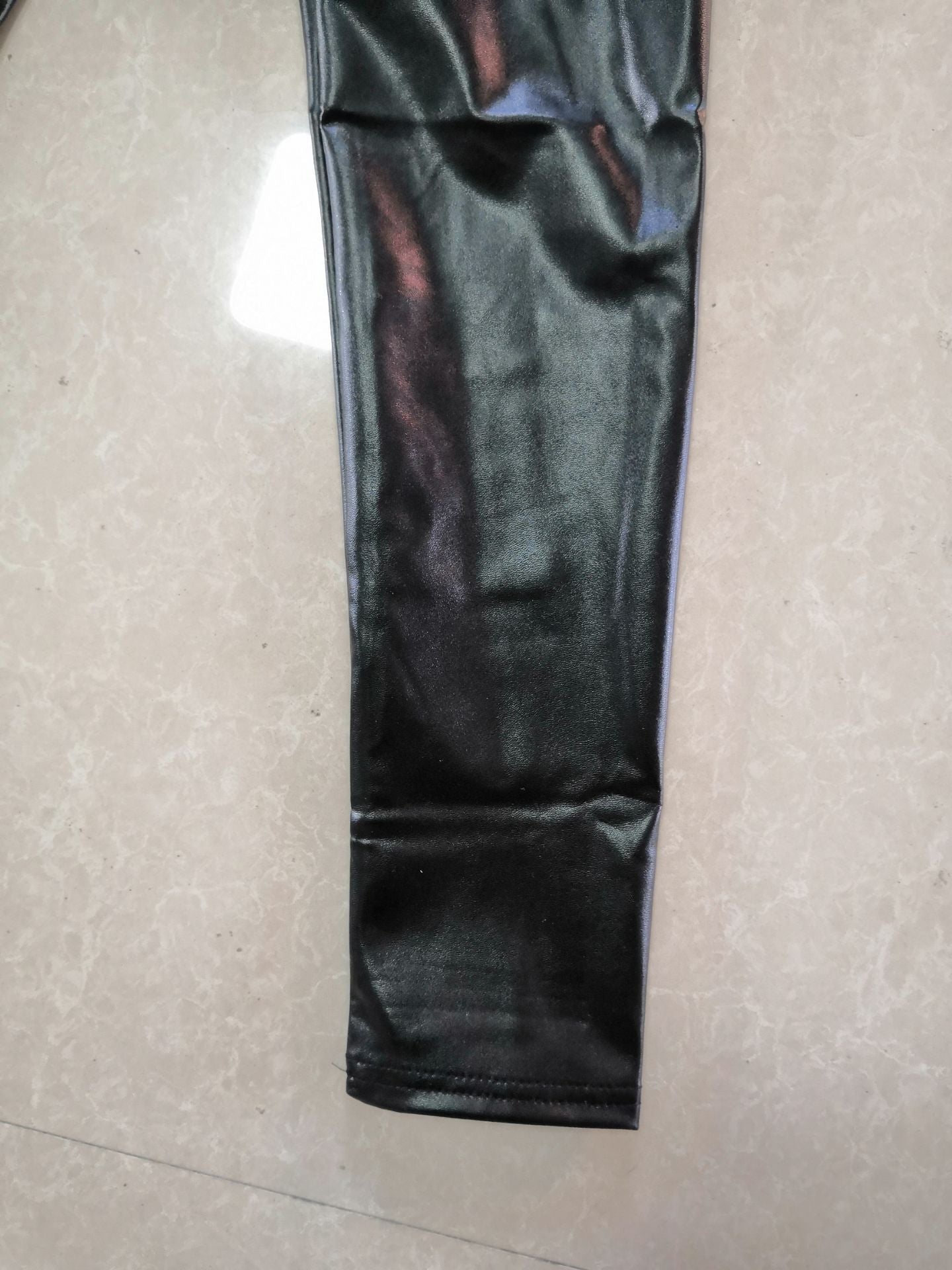 Trendy High Rise Leather Pants