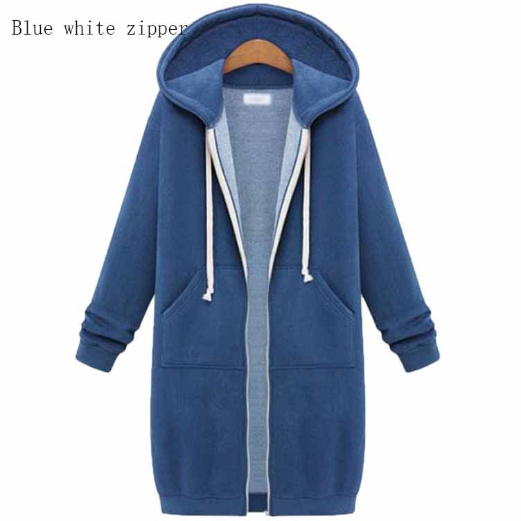 Hooded Fleece Long Jacket