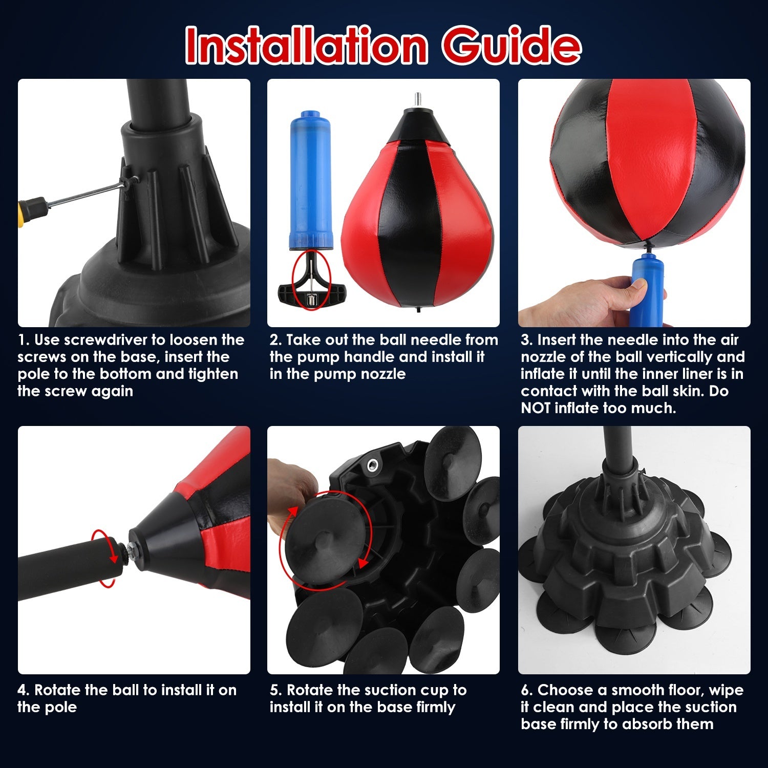 Adjustable Boxing Ball Stand