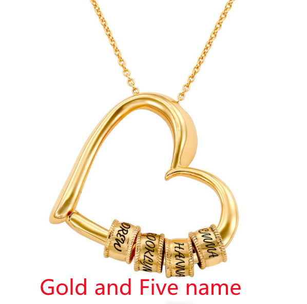 Custom Heart Name Necklace