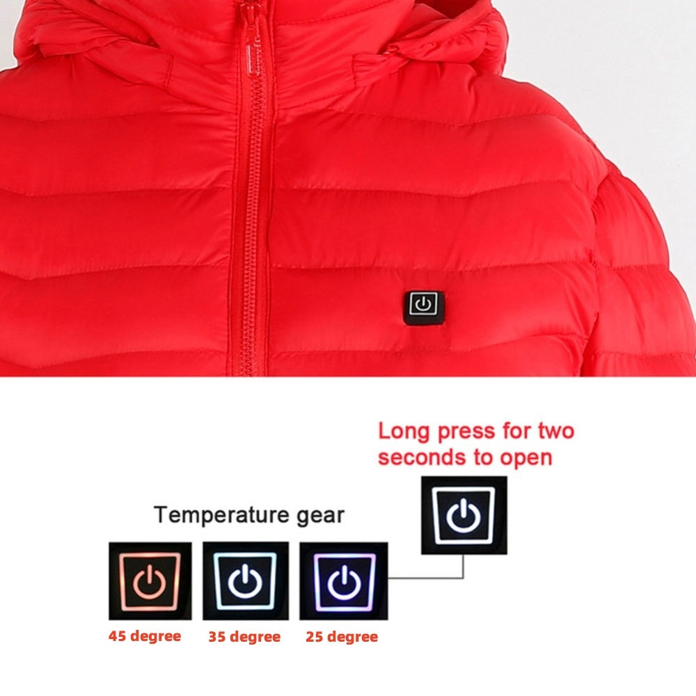 USB Heated Winter Jacket Men