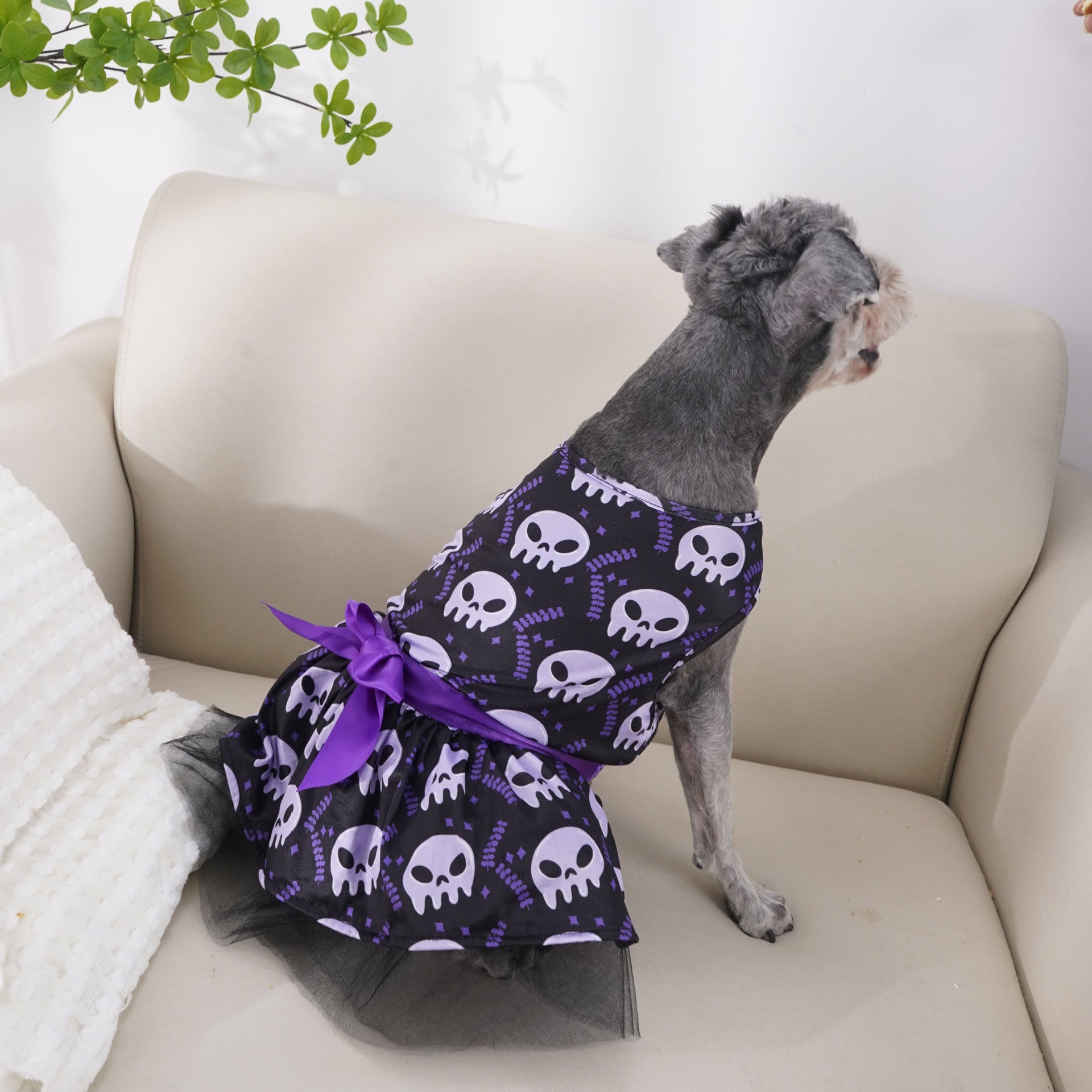 Pet Dog Clothes Halloween Clothes Halloween back view of costume