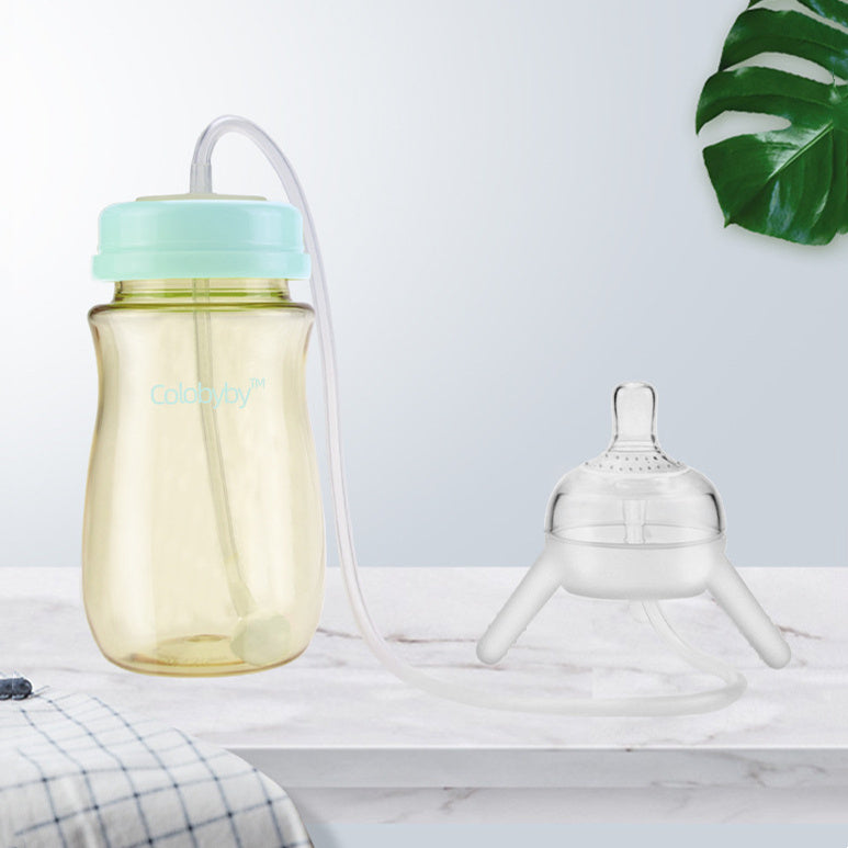 Baby Long Straw Milk Bottle