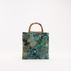 Colorful Sequins Vintage Embroidered Bamboo Handbag