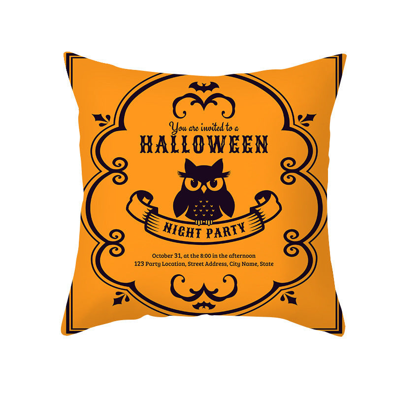 Halloween Pillowcase Pumpkin 🎃 – comfortable Nordic cushion for seasonal decor