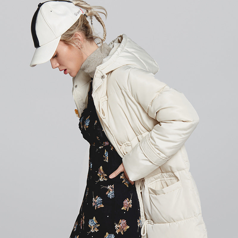 Side view Warm Casual Women’s Jacket side view showing slim fit design