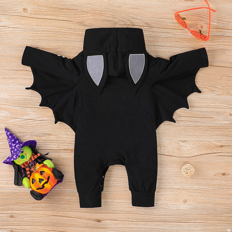 Halloween Bat One-Piece Baby Romper