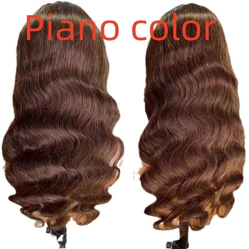 Natural Brown Curly Wig