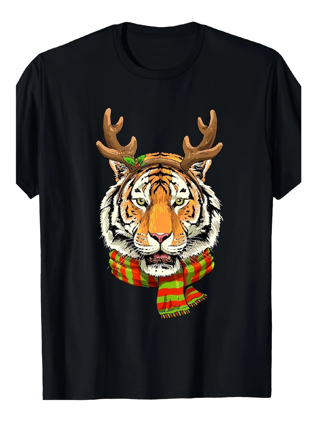 Christmas Tiger Graphic Tee
