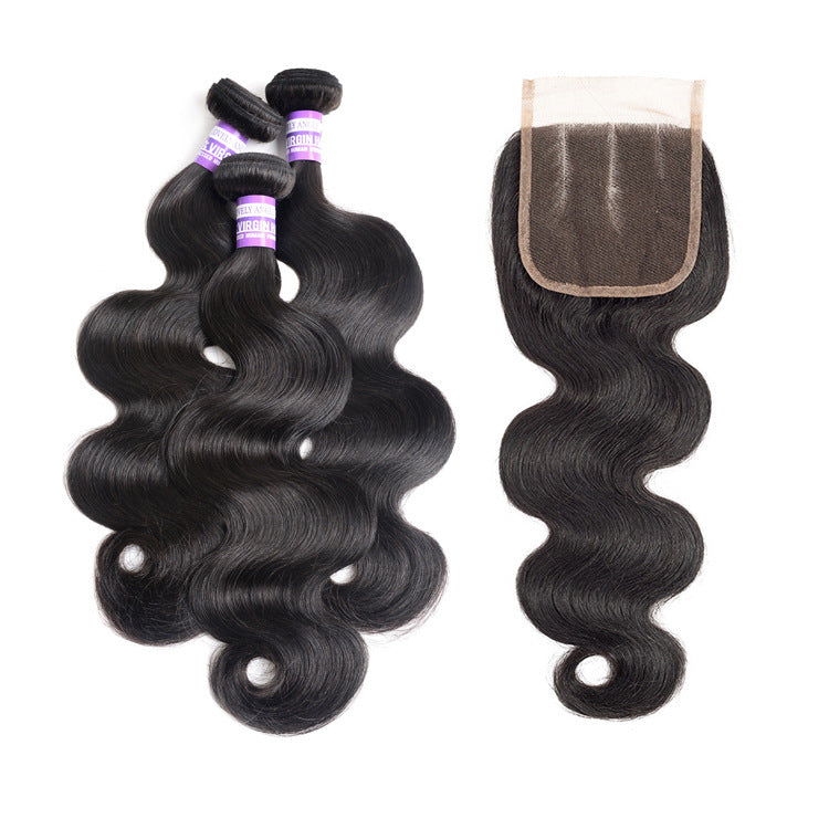 Brazilian Hair Bundles with Closure