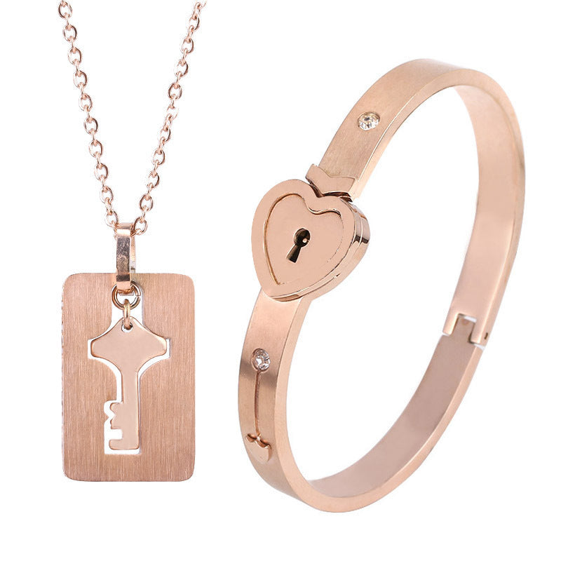 Titanium Steel Love Set