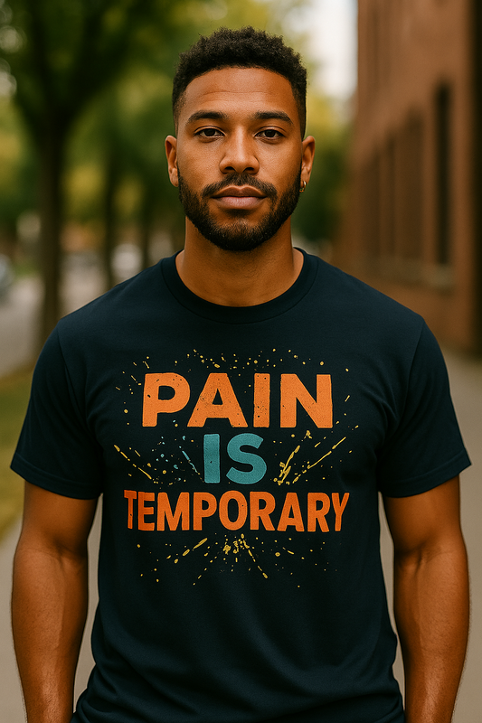 Pain Is Temporary – Bold Splash Tee