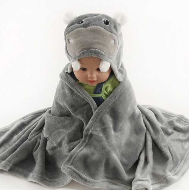 Baby Hooded Fleece Bath Towel