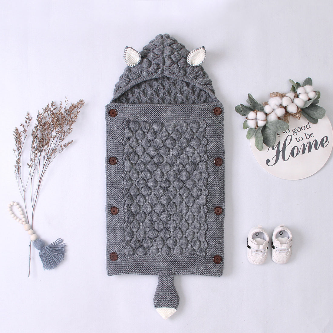 Cute Newborn Anti-Kick Quilt