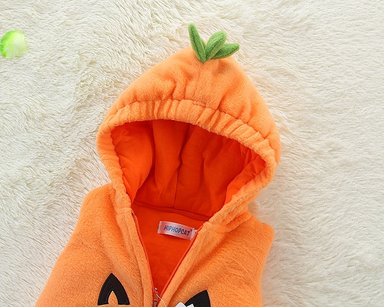 Cute Pumpkin Hooded Outfit