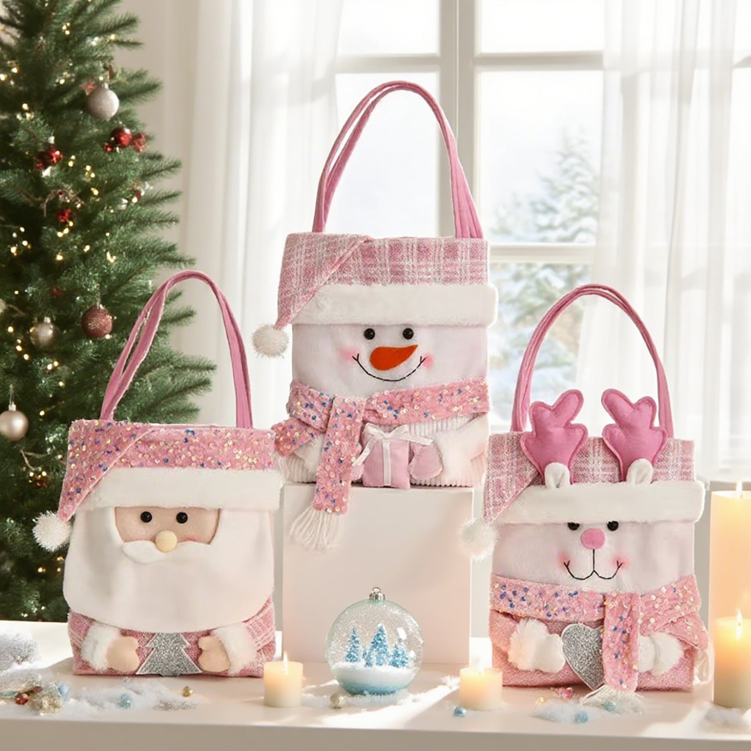 Cartoon Cloth Doll Christmas Gift Bag