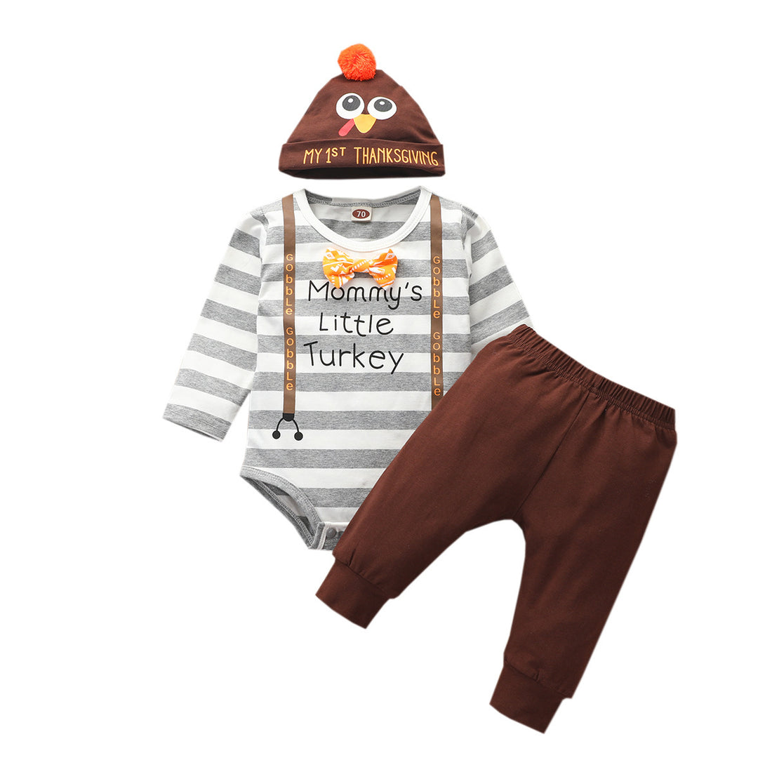 Thanksgiving Turkey Outfit Set