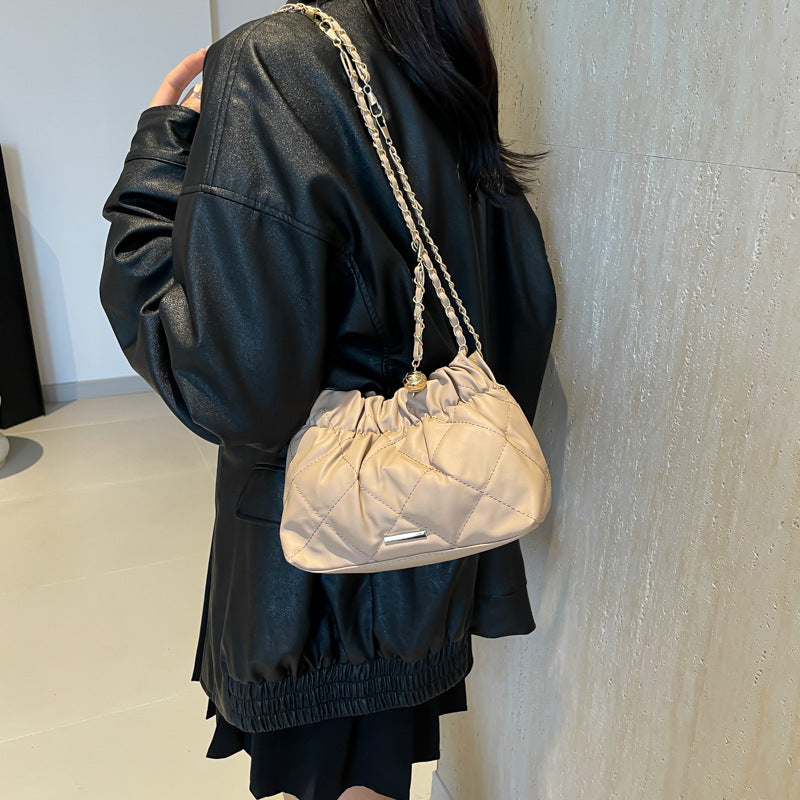 Diamond Embroidery Thread Fashion Bag Women's Chain Shoulder Bag