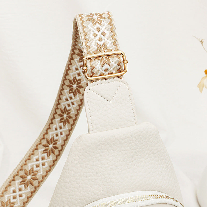 Soft Leather Retro Crossbody Bag