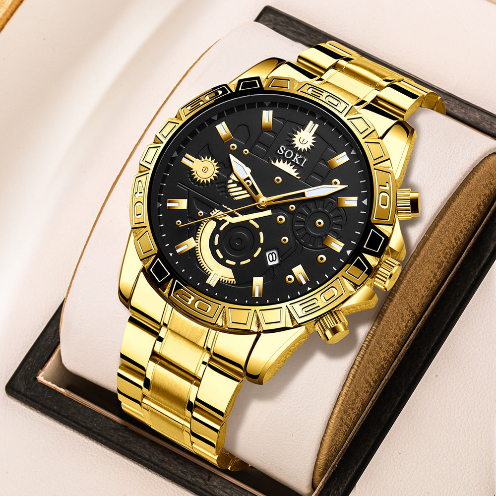 Steel Belt Quartz Watch