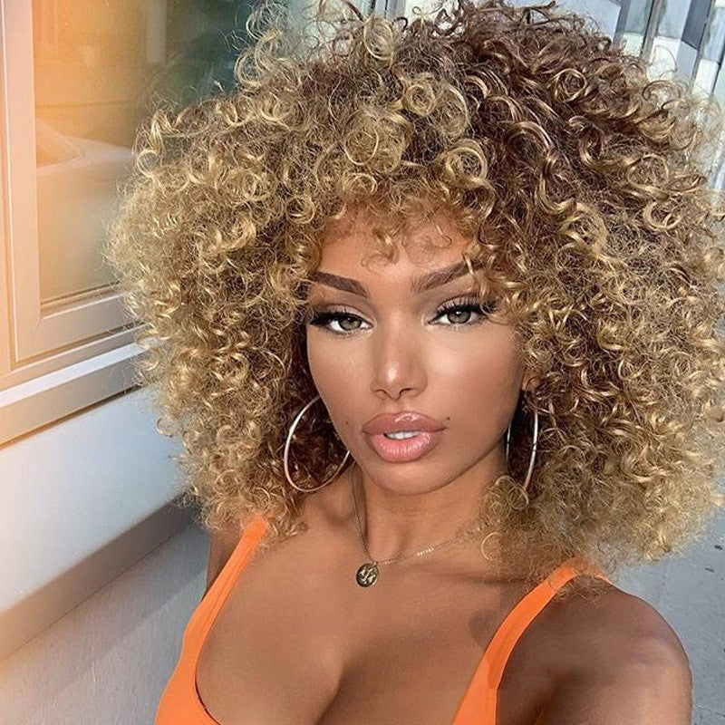 Short Afro Curly Wig