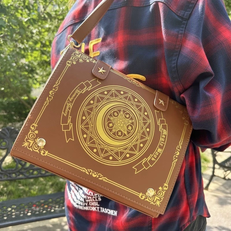 Japanese-style Retro Xingyue Magic Book Shoulder Bag