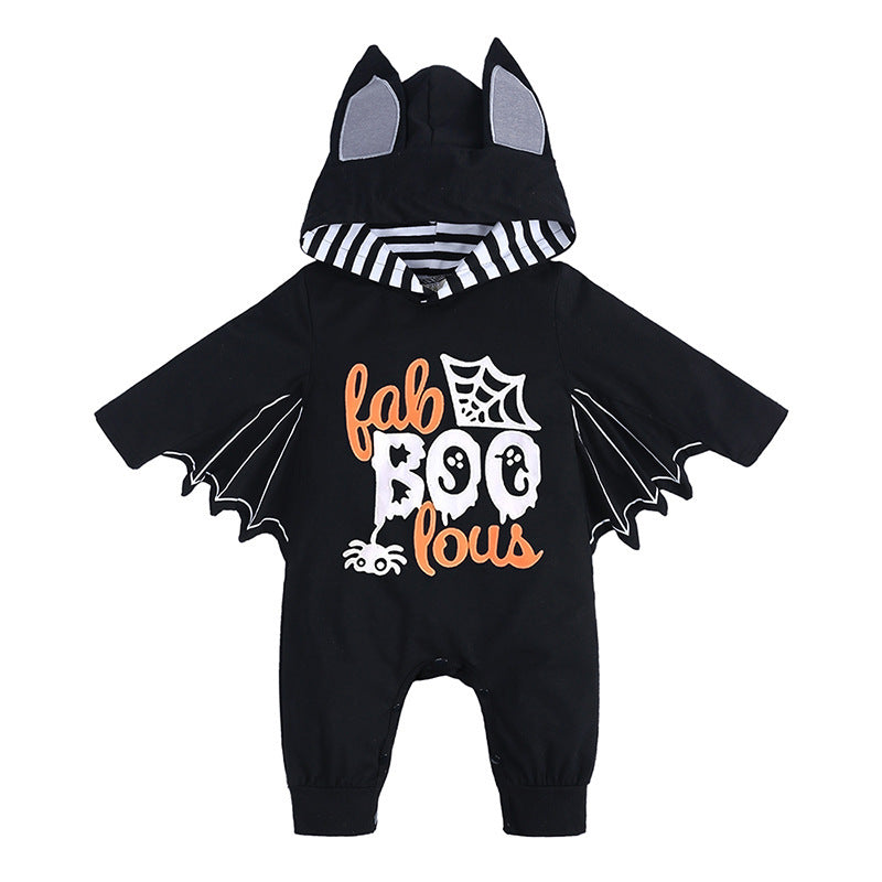 Halloween Batwing Baby Romper