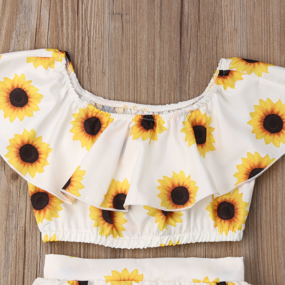 Sunflower 3-Piece Outfit Set