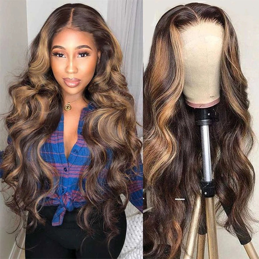 Real Human Hair Curly Wig