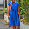 Trendy U-Neck Casual Dress