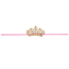 Baby Rhinestone Crown Thin Elastic Headband