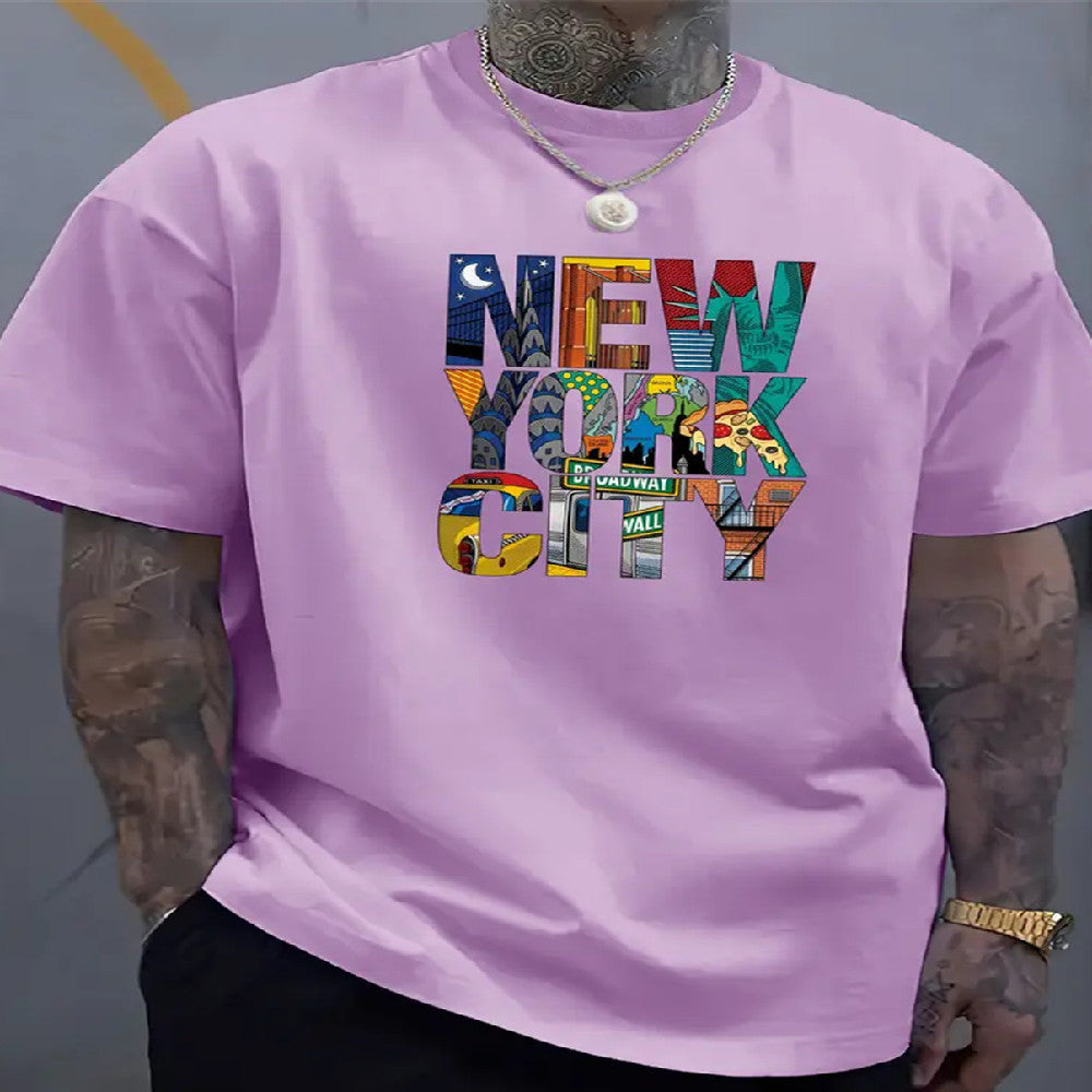 Unisex Letter Print T-Shirt