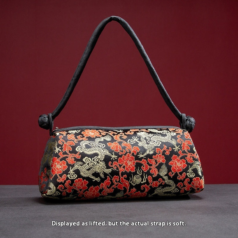 Vintage Silk Embroidery Ladies Hand Bag