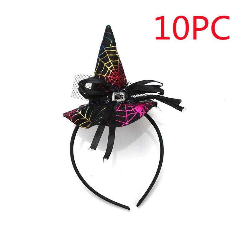 Halloween Headband applied on head for costume styling