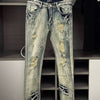Trendy Retro Dyed Jeans Men